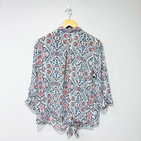 REITMANS Multicolored scheer blouse with open sleeves - Picture 9 of 9